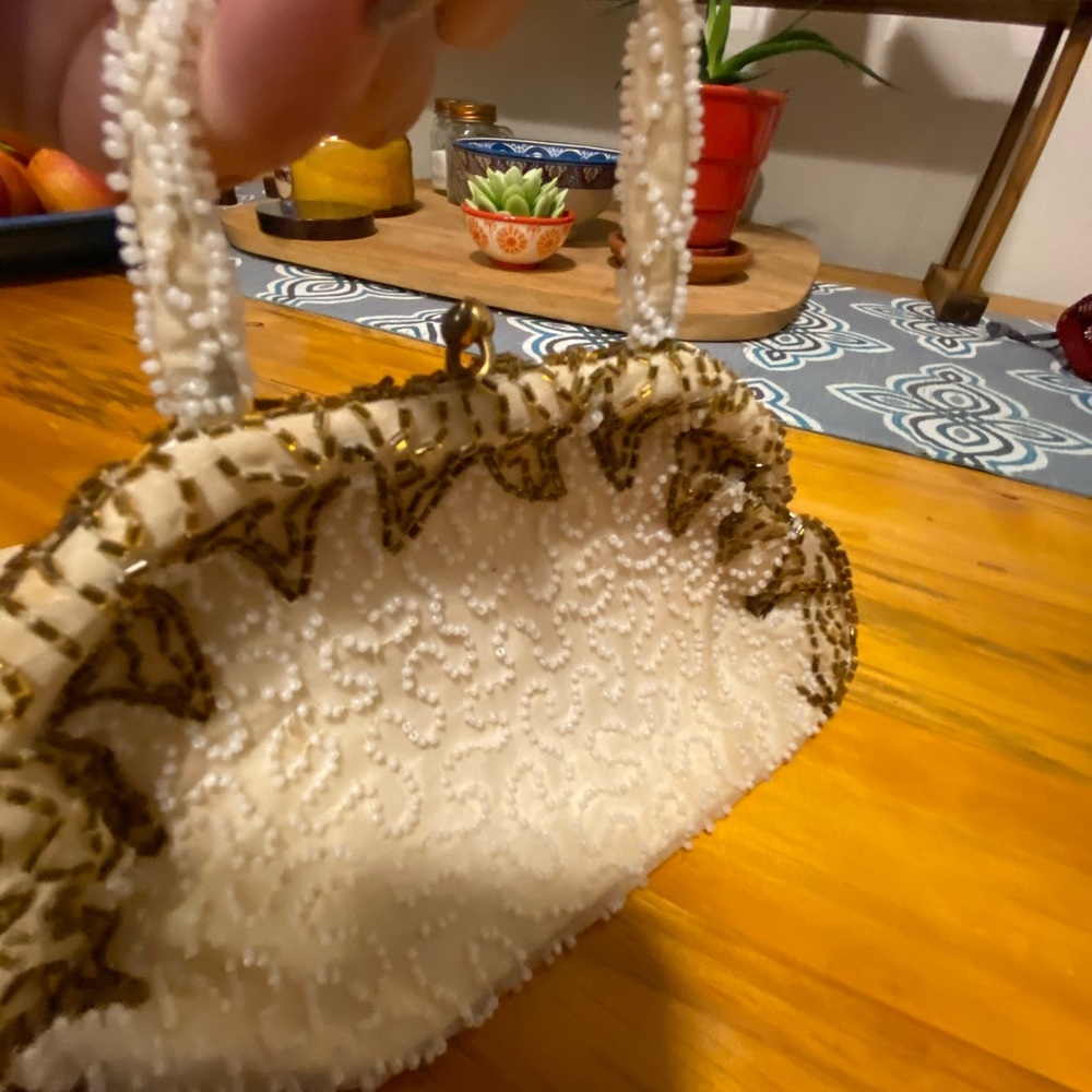 Vintage beaded purse - Picture 6 of 8